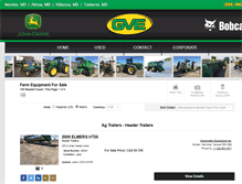 Tablet Screenshot of greenvalleyequipment.net